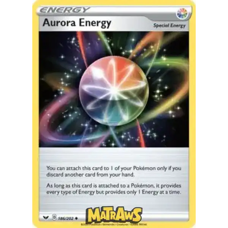 (186/202) Aurora Energy Enkeltkort Sword & Shield 