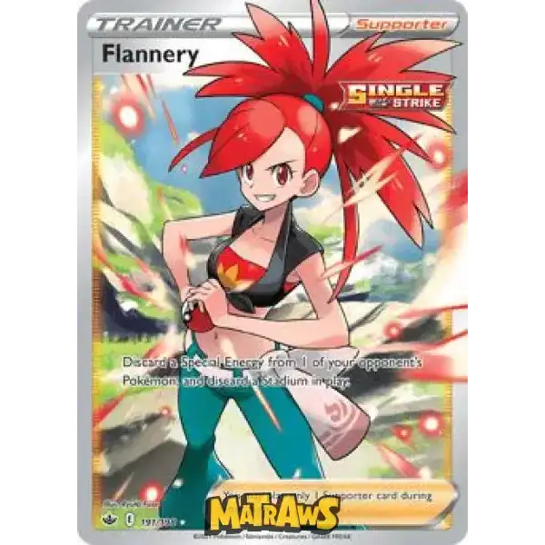 (191/198) Flannery - Full Art Enkeltkort Chilling Reign 