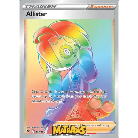 (192/185) Allister - Rainbow Enkeltkort Vivid Voltage 