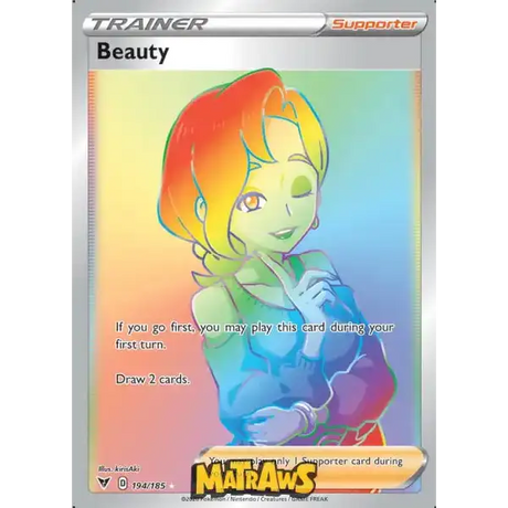(194/185) Beauty - Rainbow Enkeltkort Vivid Voltage 