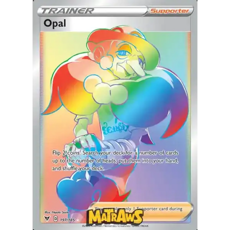 (197/185) Opal - Rainbow Enkeltkort Vivid Voltage 