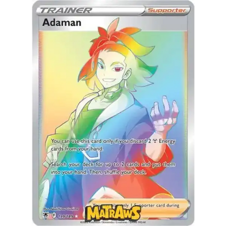 (199/189) Adaman - Rainbow Enkeltkort Astral Radiance 