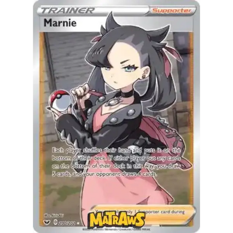 (200/202) Marnie - Full Art Enkeltkort Sword & Shield 