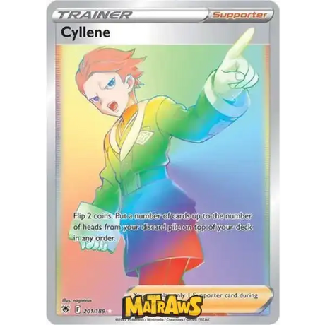 (201/189) Cyllene - Rainbow Enkeltkort Astral Radiance 