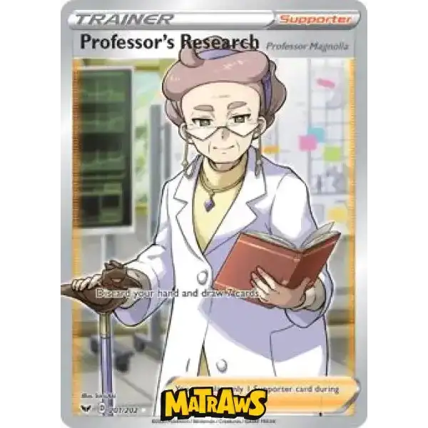 (201/202) Professor's Research - Full Art Enkeltkort Sword & Shield 