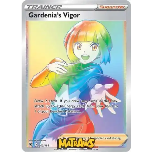 (202/189) Gardenia's Vigor - Rainbow Enkeltkort Astral Radiance 