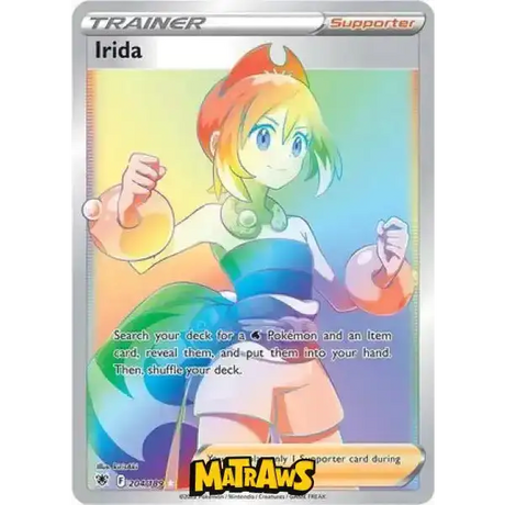 (204/189) Irida - Rainbow Enkeltkort Astral Radiance 