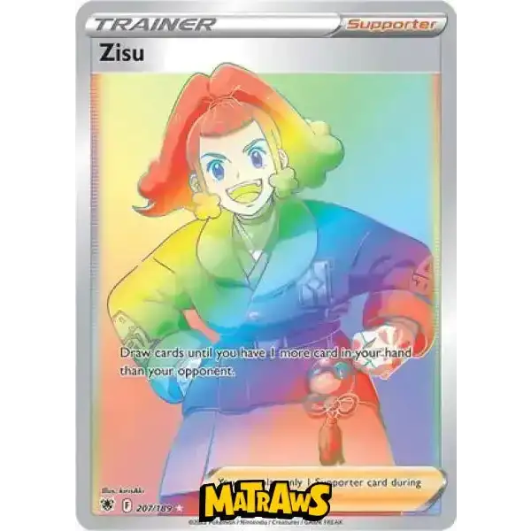 (207/189) Zisu - Rainbow Enkeltkort Astral Radiance 