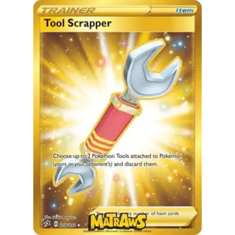 (208/192) Tool Scrapper - Gold Enkeltkort Rebel Clash 