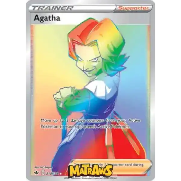 (210/198) Agatha - Rainbow Enkeltkort Chilling Reign 