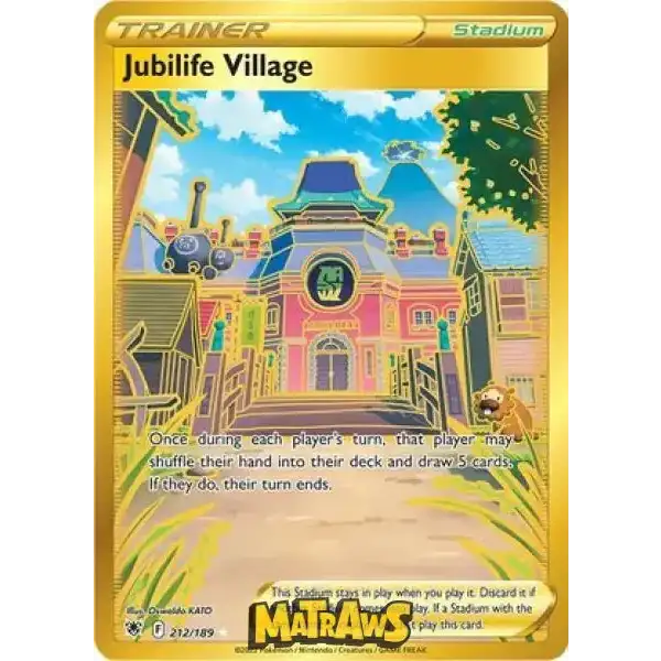 (212/189) Jubilife Village - Gold Enkeltkort Astral Radiance 