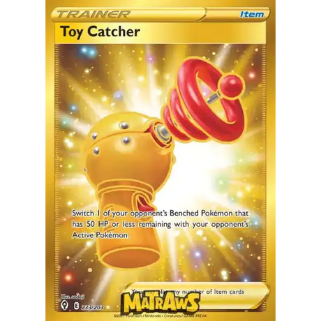(233/203) Toy Catcher - Gold Enkeltkort Evolving Skies 