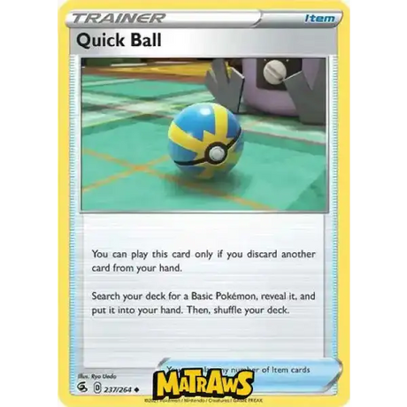(237/264) Quick Ball Enkeltkort Fusion Strike 