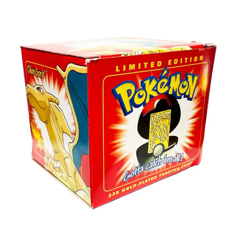 23K Guldbelagt Charizardkort fra 1999 (Sealed) Pokémon Pokémon 