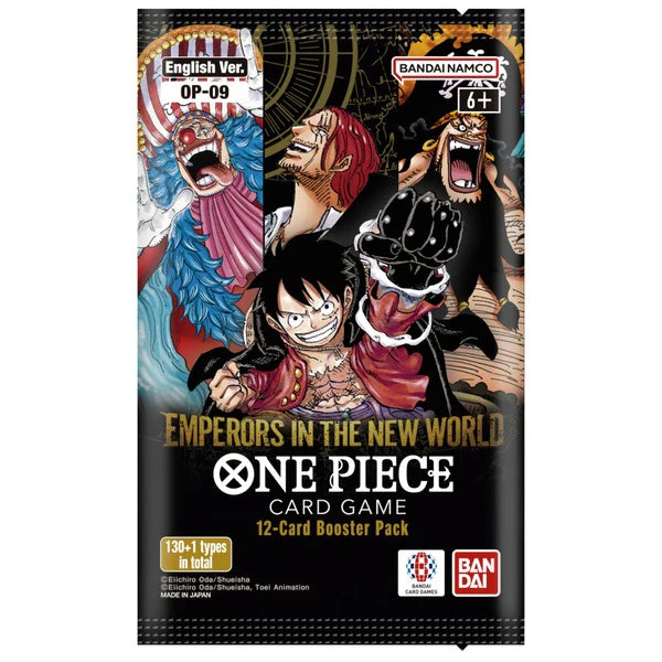 One Piece Card Game Emperors in the New World OP09 Booster Pack Kortspil