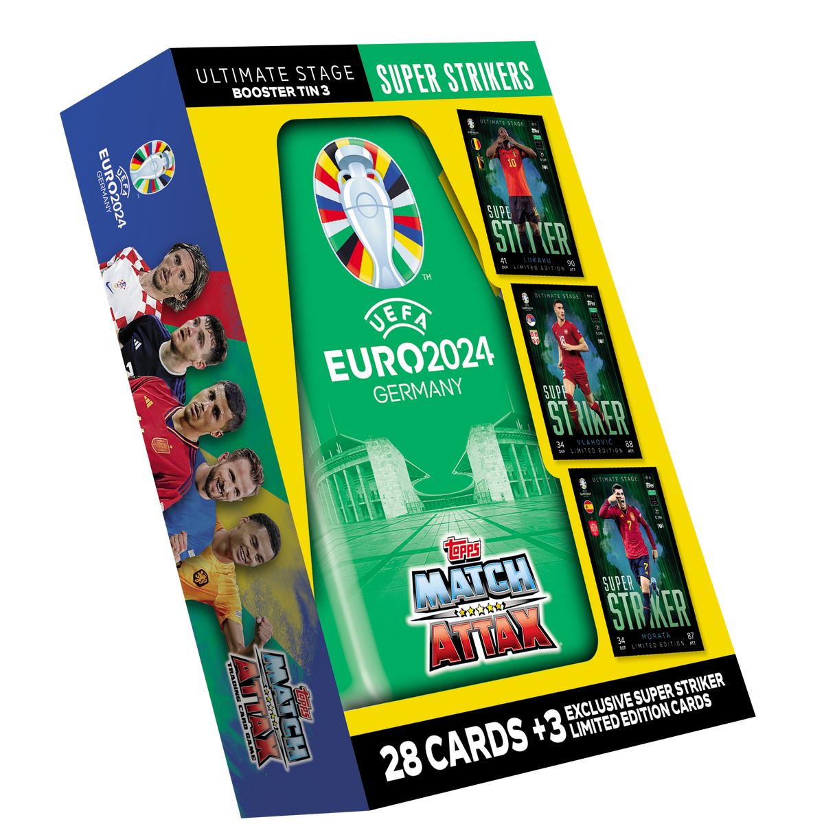 Topps: Match Attax Fodboldkort - EURO 2024 - Booster Tin