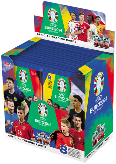 Topps: Match Attax Fodboldkort - EURO 2024 - Booster Display Box