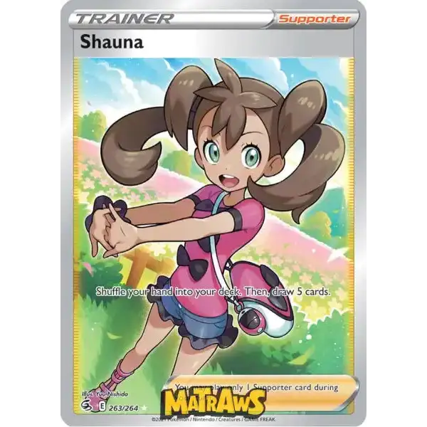 (263/264) Shauna - Full Art Enkeltkort Fusion Strike 