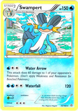 Swampert - Primal Clash (Rare) [PRC-35]