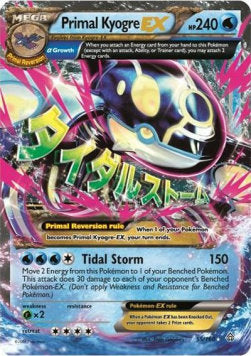 Primal Kyogre EX - Primal Clash (Ultra Rare) [PRC-55]