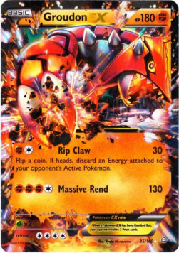 Groudon EX - Primal Clash (Ultra Rare) [PRC-85]