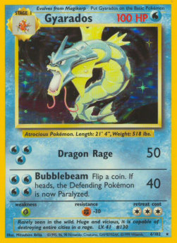 Gyarados⁣ - Base Set⁣ (Holo Rare)⁣ [6]