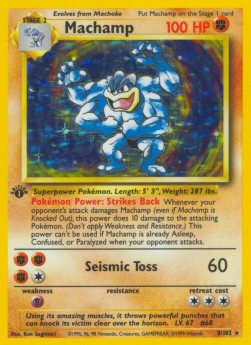 Machamp⁣ - Base Set⁣ (Holo Rare)⁣ [8]