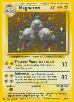 Magneton⁣ - Base Set⁣ (Holo Rare)⁣ [9]