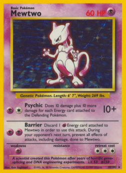 Mewtwo⁣ - Base Set⁣ (Holo Rare)⁣ [10]