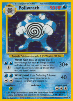 Poliwrath⁣ - Base Set⁣ (Holo Rare)⁣ [13]