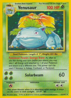 Venusaur⁣ - Base Set⁣ (Holo Rare)⁣ [15]