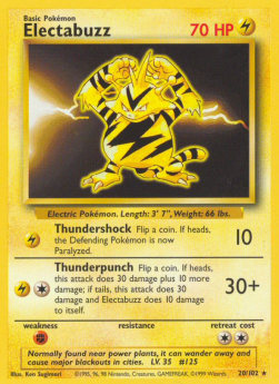 Electabuzz⁣ - Base Set⁣ (Rare)⁣ [20]