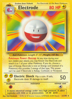 Electrode⁣ - Base Set⁣ (Rare)⁣ [21]