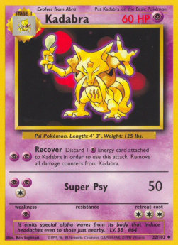 Kadabra⁣ - Base Set⁣ (Uncommon)⁣ [32]