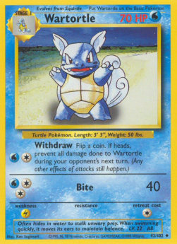 Wartortle⁣ - Base Set⁣ (Uncommon)⁣ [42]