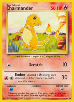 Charmander⁣ - Base Set⁣ (Common)⁣ [46]