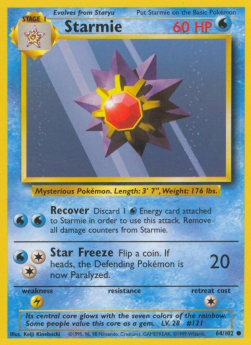 Starmie⁣ - Base Set⁣ (Common)⁣ [64]