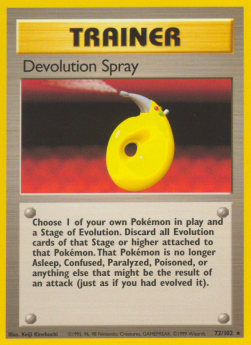 Devolution Spray⁣ - Base Set⁣ (Rare)⁣ [72]