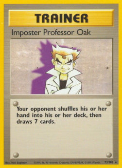 Imposter Professor Oak⁣ - Base Set⁣ (Rare)⁣ [73]