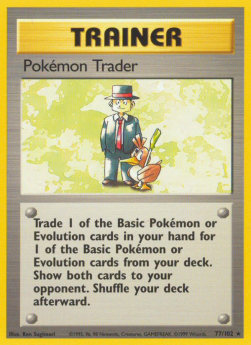 Pokémon Trader⁣ - Base Set⁣ (Rare)⁣ [77]