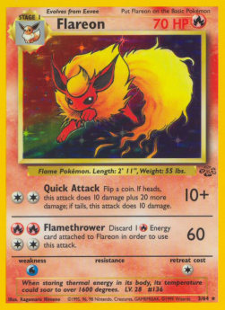 Flareon⁣ - Jungle⁣ (Holo Rare)⁣ [3]