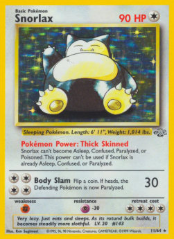 Snorlax⁣ - Jungle⁣ (Holo Rare)⁣ [11]