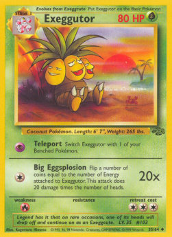 Exeggutor⁣ - Jungle⁣ (Uncommon)⁣ [35]