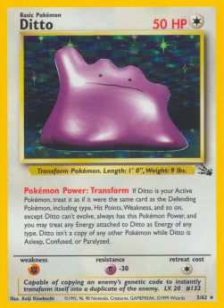 Ditto⁣ - Fossil⁣ (Holo Rare)⁣ [3]