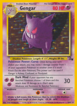 Gengar⁣ - Fossil⁣ (Holo Rare)⁣ [5]