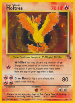 Moltres⁣ - Fossil⁣ (Holo Rare)⁣ [12]