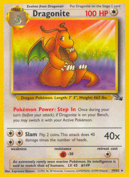 Dragonite⁣ - Fossil⁣ (Rare)⁣ [19]