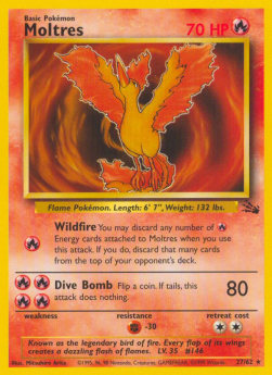 Moltres⁣ - Fossil⁣ (Rare)⁣ [27]