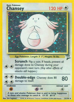 Chansey⁣ - Base Set 2⁣ (Holo Rare)⁣ [3]