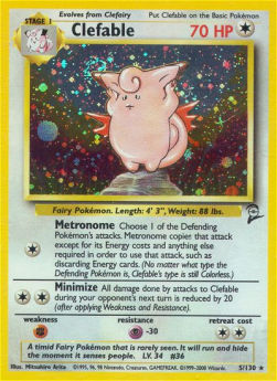 Clefable⁣ - Base Set 2⁣ (Holo Rare)⁣ [5]